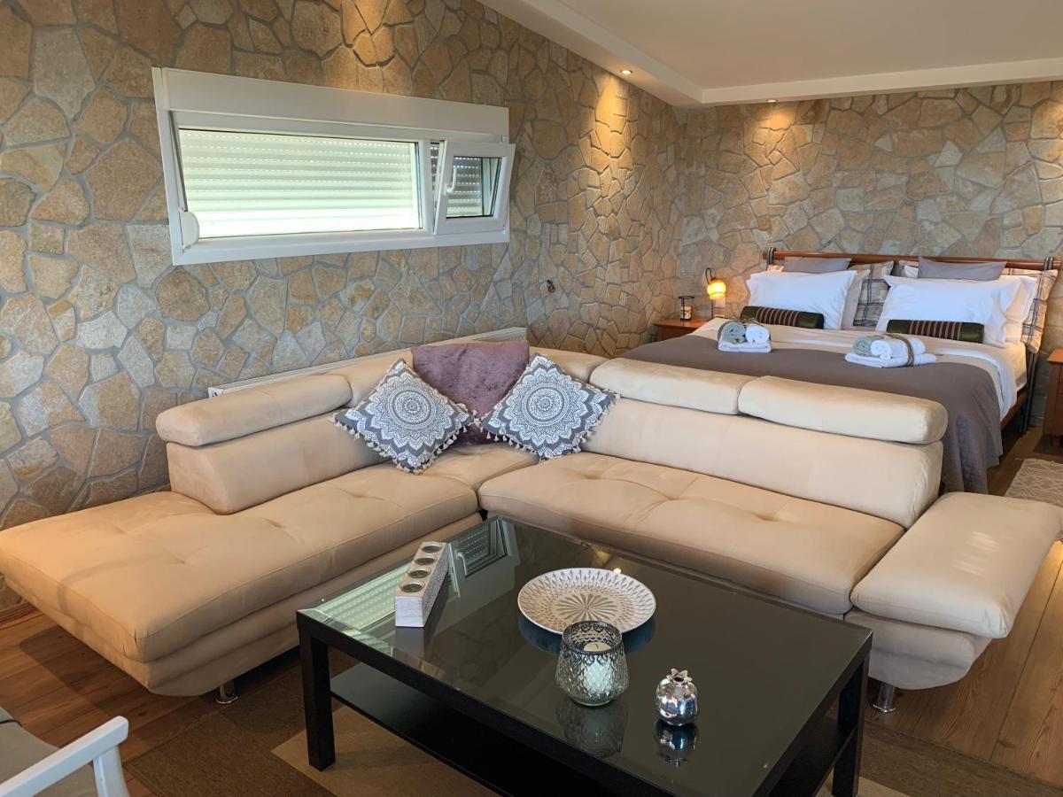 Apartamento Doormat# Wait 'N Sea, Jacuzzi, Luxury Stone House Epanomí Exterior foto
