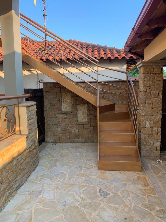 Apartamento Doormat# Wait 'N Sea, Jacuzzi, Luxury Stone House Epanomí Exterior foto