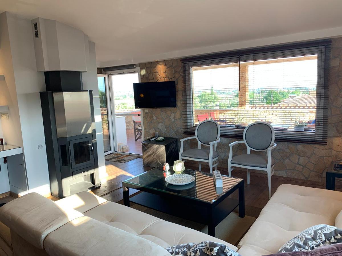 Apartamento Doormat# Wait 'N Sea, Jacuzzi, Luxury Stone House Epanomí Exterior foto