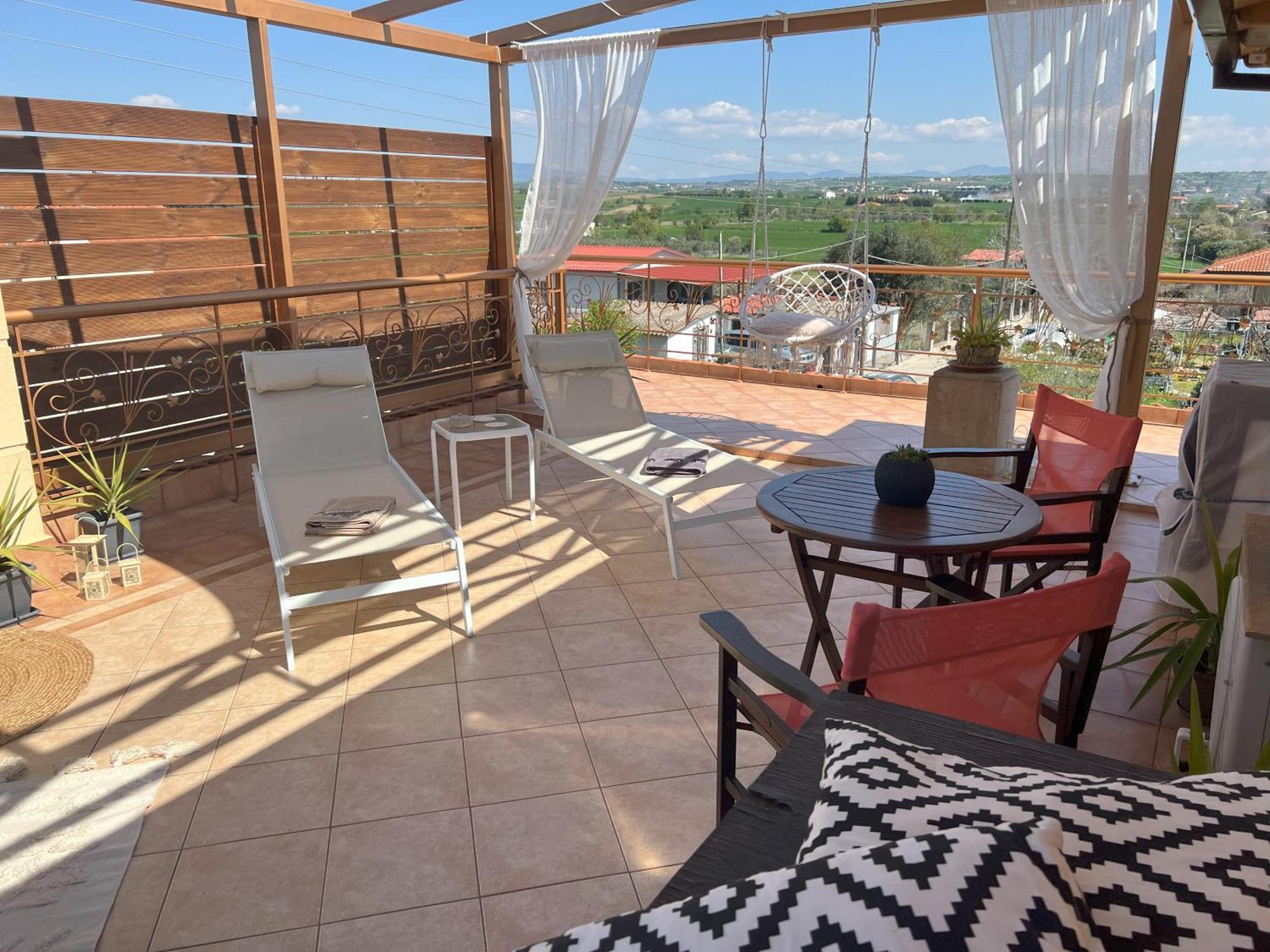 Apartamento Doormat# Wait 'N Sea, Jacuzzi, Luxury Stone House Epanomí Exterior foto